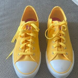 Converse Yellow Low-Top Sneakers